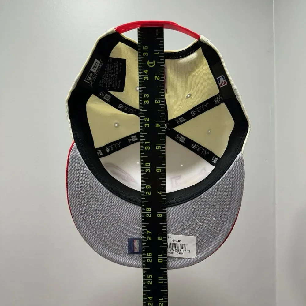 Atlanta Hawks New Era‎ NBA On Stage Draft 9FIFTY Snapback Hat Cream OSFM Cap